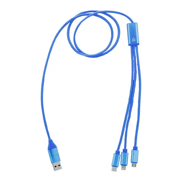 Ralong cablu USB - albastru