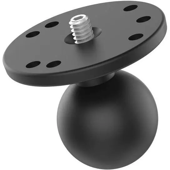 RAM MOUNTS Adaptor pentru bile RAM® cu placa rotunda si stift filetat 1/4-20 - dimensiune C