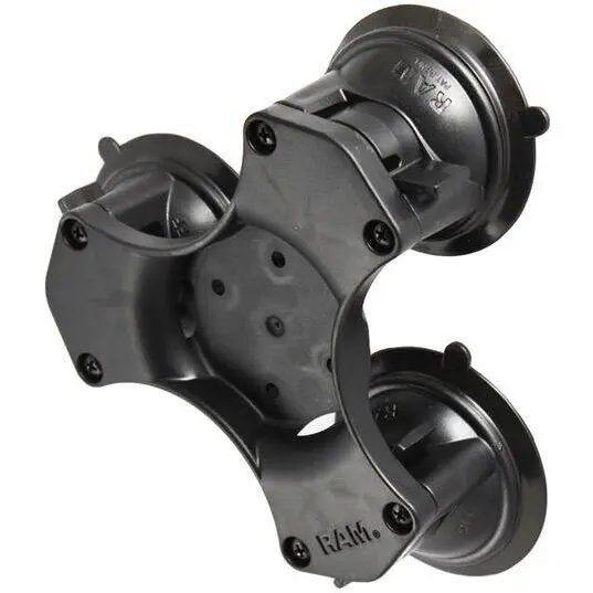 RAM MOUNTS Baza cu trei ventuze RAM® Twist-Lock™ cu model de orificii AMPS