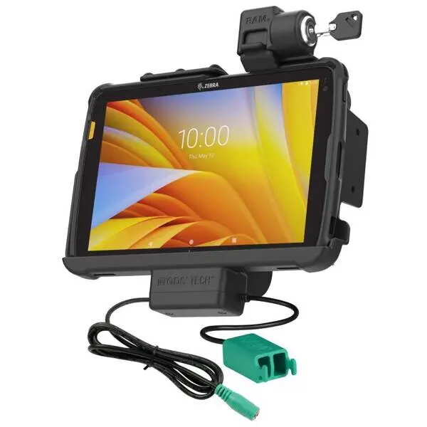 RAM MOUNTS Blocare RAM® Tough-Dock™ Power + Dual USB pentru tableta Zebra ET4x 10
