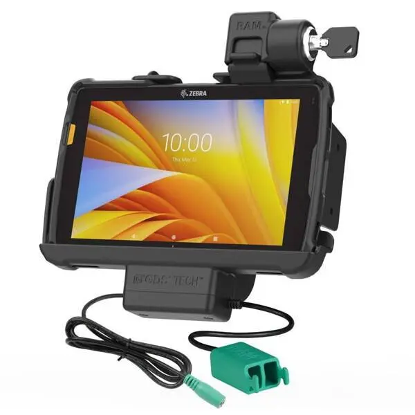 RAM MOUNTS Blocare RAM® Tough-Dock™ Power + Dual USB pentru tableta Zebra ET4x 8