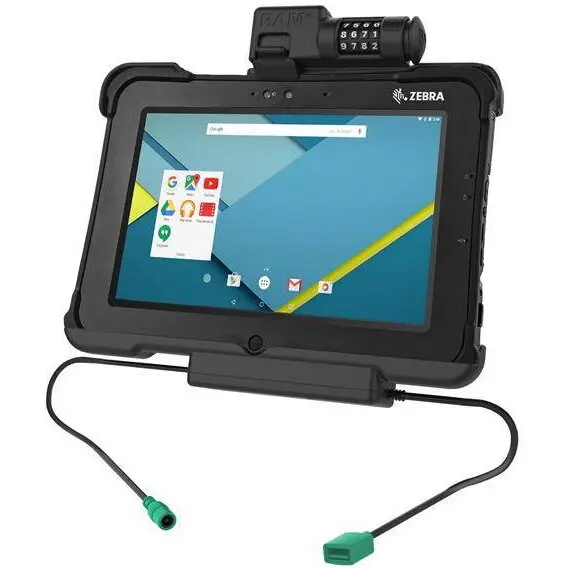 RAM MOUNTS GDS® Combo Blocare alimentare + suport date pentru Zebra XSLATE L10