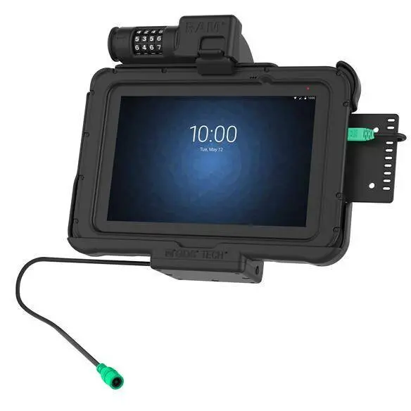 RAM MOUNTS GDS® Combo Locking Powered Dock pentru serii Zebra ET5x 8.3 & 8.4
