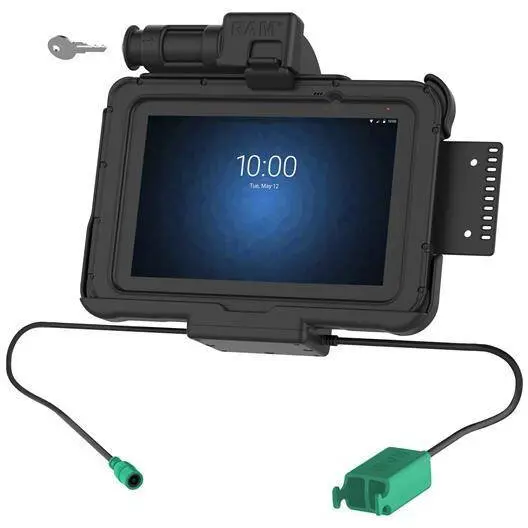 RAM MOUNTS GDS® Key Locking Power + Dual USB Dock pentru Zebra ET5x 8.3 & 8.4 Series