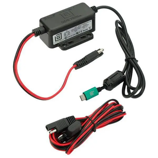 RAM MOUNTS Incarcator GDS® Modular 30-64V Power Delivery Hardwire cu USB Type-C masculin