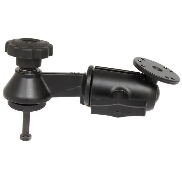 RAM MOUNTS RAM® 6 Single Swing Arm cu placa rotunda, bolt si buton