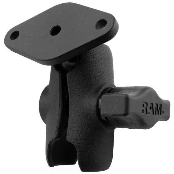 RAM MOUNTS RAM® Brat dublu cu placa diamantata - Dimensiune B scurt