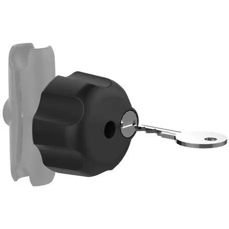 RAM MOUNTS RAM® Buton de blocare a cheii cu insertie din alama pentru brate cu soclu de dimensiune B