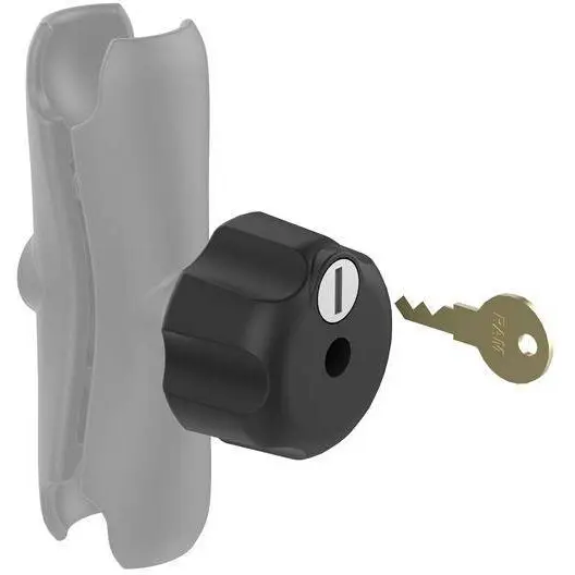 RAM MOUNTS RAM® Buton de blocare a cheii cu insertie din alama pentru brate cu soclu de dimensiune C