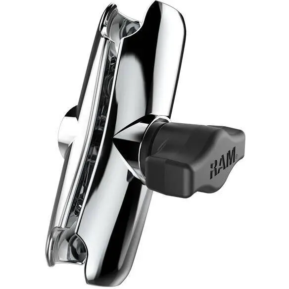 RAM MOUNTS RAM® Chrome Double Socket Arm - B Size Medium