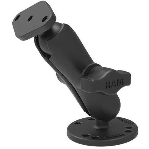 RAM MOUNTS RAM® Double Ball Drill-Down Mount with Diamond Plate - Medium