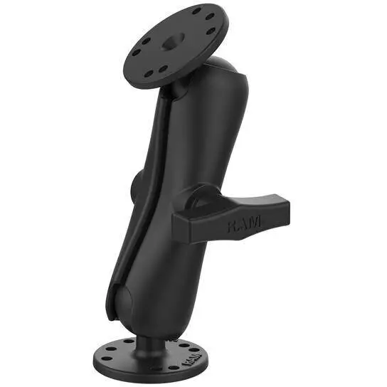 RAM MOUNTS RAM® Double Ball Mount with Two Round Plates
