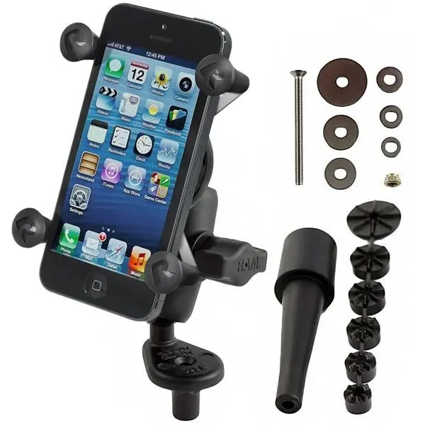 RAM MOUNTS RAM MOUNTS SET (B) PRINDERE PIPA / LEGATURA MICA / SUPORT X-GRIP / STANDARD