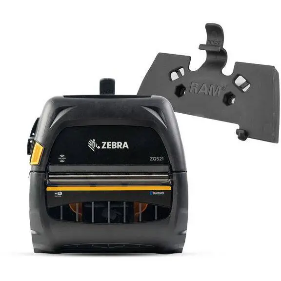 RAM MOUNTS RAM® Suport de imprimanta cu eliberare rapida pentru seria Zebra ZQ521