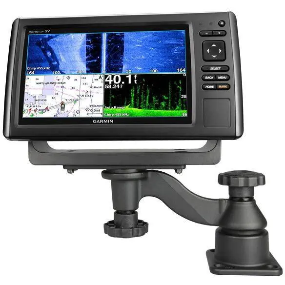 RAM MOUNTS RAM® Suport orizontal cu brat oscilant de 6 pentru Fishfinders & Plotters