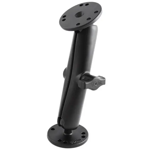 RAM MOUNTS RAM® Suport universal cu bila dubla cu doua placi rotunde - dimensiune B lung