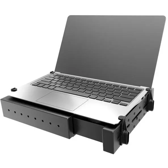 RAM MOUNTS RAM® Tough-Tray™ Suport pentru laptop incarcat cu arc, cu brate plate de retinere