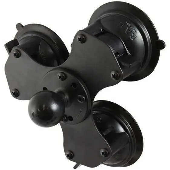 RAM MOUNTS RAM® Twist-Lock™ Tripla baza cu ventuza cu bila
