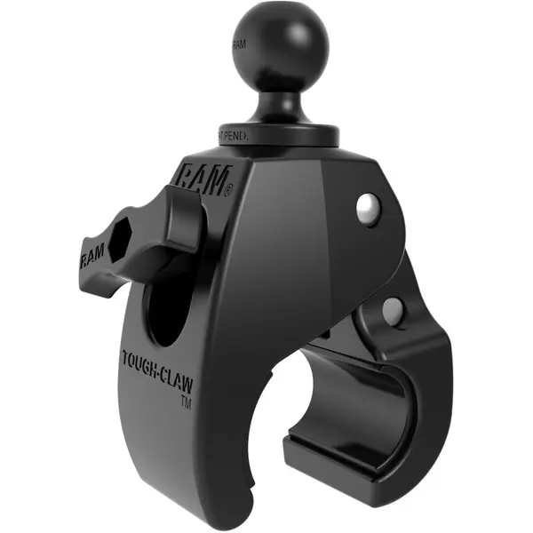 RAM MOUNTS RAM UNPKD MED TOUGH-CLAW W 1 DIA BALL