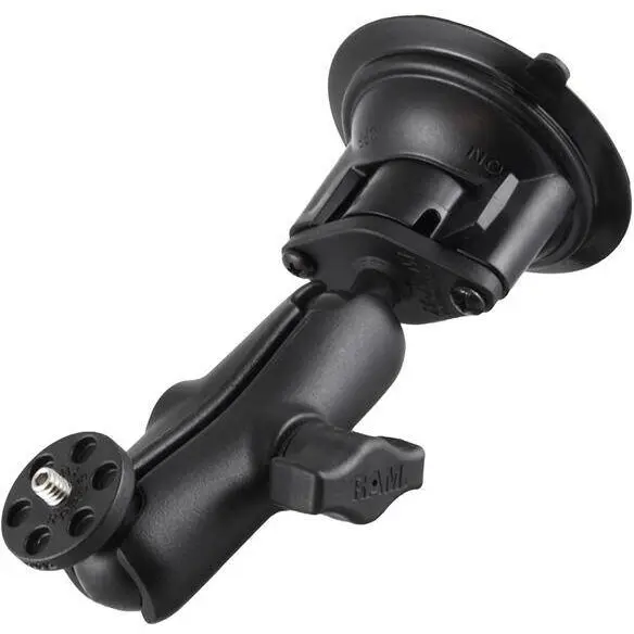 RAM MOUNTS Suport cu ventuza RAM® Twist-Lock™ cu adaptor pentru camera 1/4-20 - Mediu