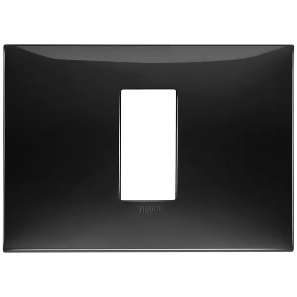 Rama 1 modul pentru doza 3 module Vimar Neve Up 09671.04, plastic Glossy negru