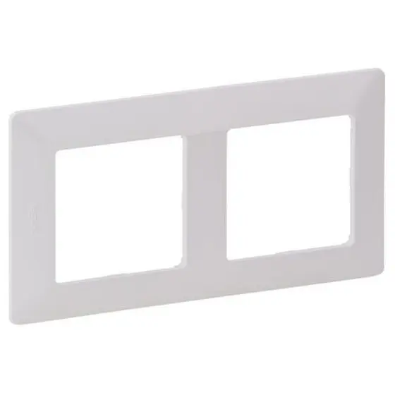 Rama 2 posturi Legrand 754002, IP20, IK04, alba