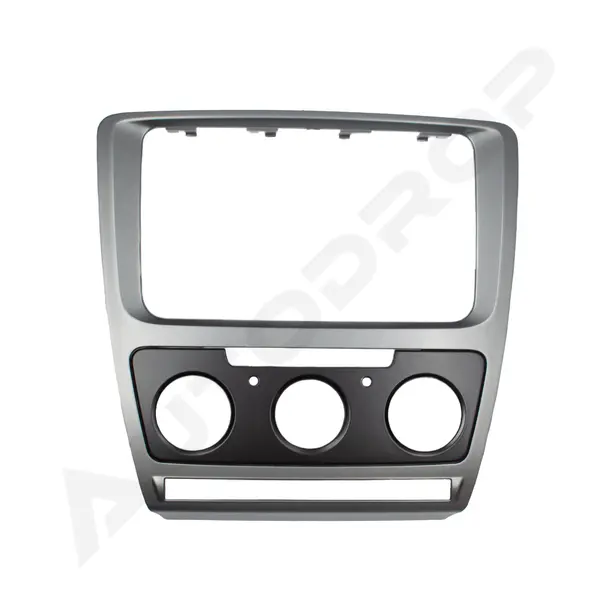 Ramă adaptoare Skoda Octavia 2 Facelift (Manual A C) 2009-2013 - fațetă 213 133 (RNS 510 RCD 330), montaj dedicat