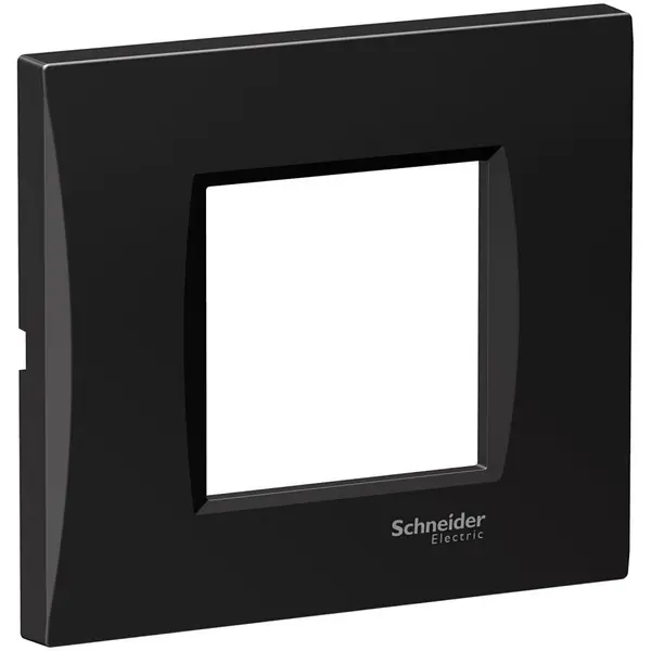 Rama curbata 2 module Schneider Easy Styl LMR7362005, negru metalic