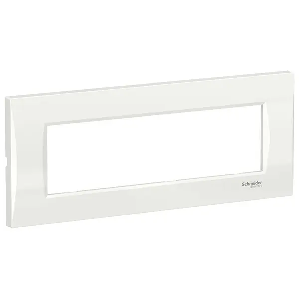 Rama curbata 7 module Schneider Easy Styl LMR7367001, alb