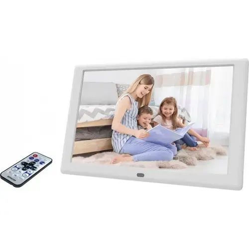 Rama foto digitala Sencor SDF 1082 WH, Ecran IPS HD 10.1inch, 1280 x 800, Difuzor, Telecomanda, USB (Alb)