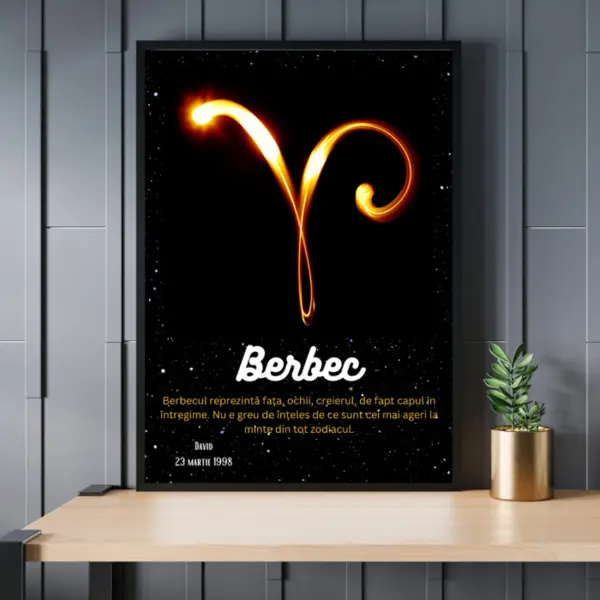Rama foto personalizata Berbec