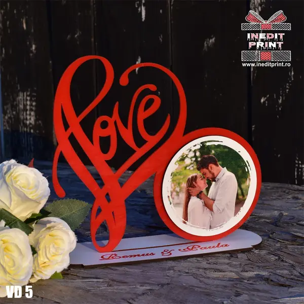 Rama foto personalizata LOVE VD5