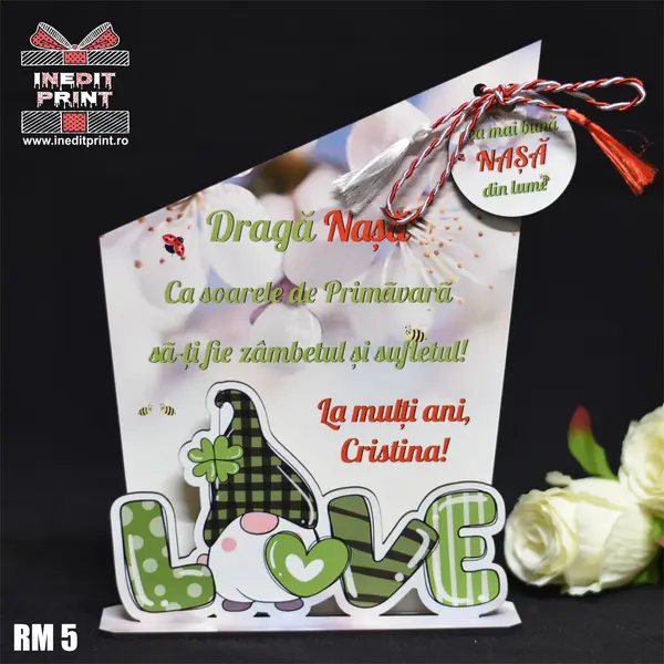 Rama foto personalizata Martisor RM5
