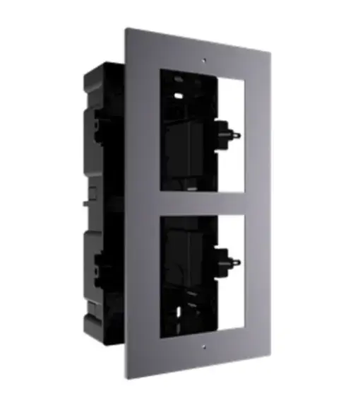 Rama montaj ingropat, 2 module, pentru Interfon modular - HIKVISION, DS-KD-ACF2