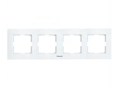 Rama orizontala 4 posturi, aparataj de camera cu montaj ingropat, Karre Plus Panasonic P-KPR4O