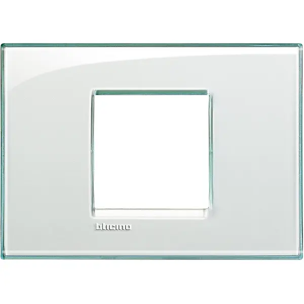 Rama ornament 2 module aquamarine Living Light Bticino LNA4819KA