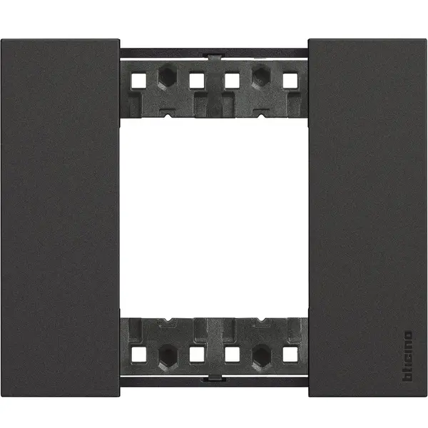 Rama ornament 2 module Bticino Living Now KA4802KG, negru