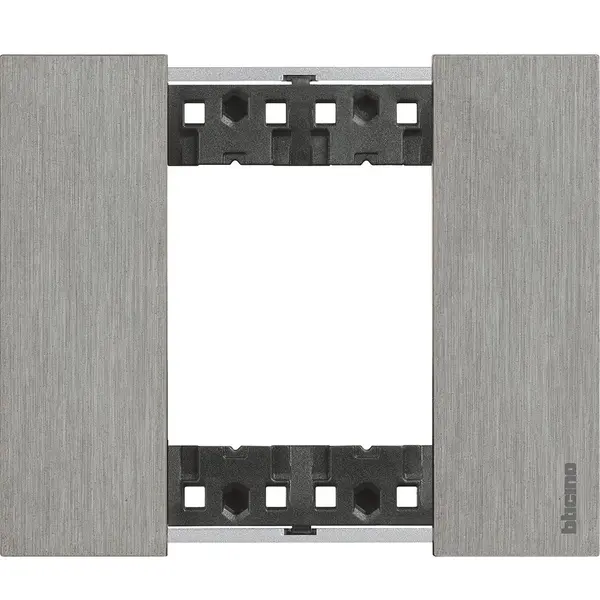 Rama ornament 2 module Bticino Living Now KA4802ZG, otel