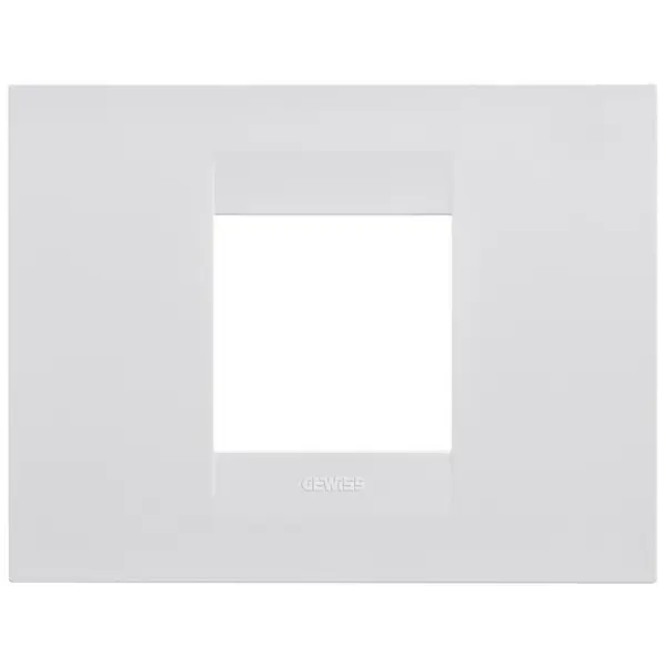 Rama ornament 2 module Gewiss Chorus Geo GW16402TB, alb