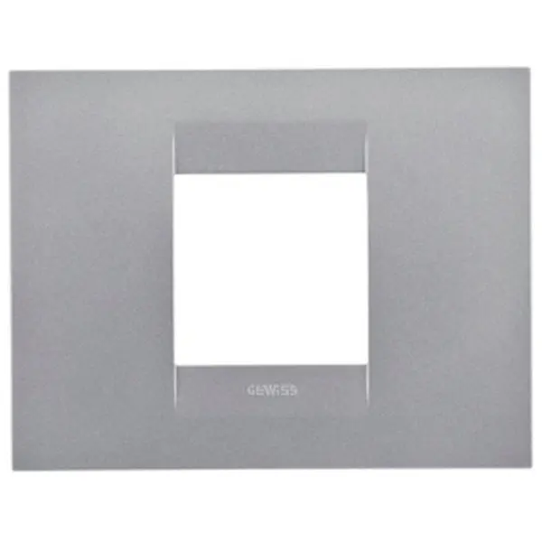 Rama ornament 2 module Gewiss Chorus Geo GW16402VT, titan