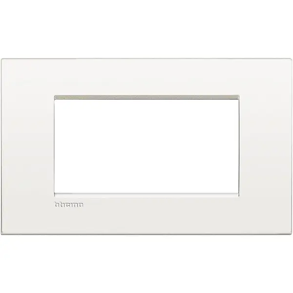 Rama ornament 3 module Bticino Living Light AIR LNC4803BN, alb pur
