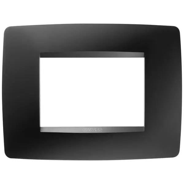 Rama ornament 3 module Gewiss Chorus One GW16103VN, negru satin