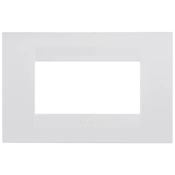 Rama ornament 4 module Gewiss Chorus Geo GW16404TB, alb