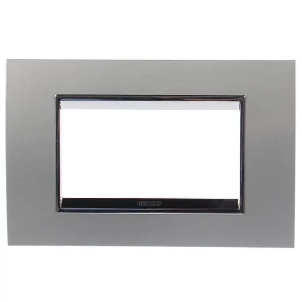 Rama ornament 4 module Gewiss Chorus Lux GW16204VT, titan