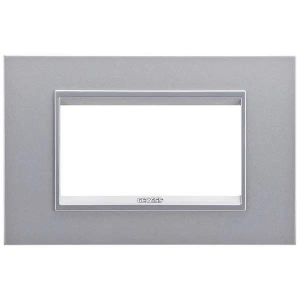 Rama ornament 4 module Gewiss Chorus Lux GW16204YT, titan