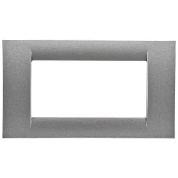 Rama ornament 4 module Gewiss System Virna GW22284, titan