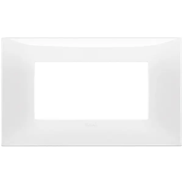 Rama ornament 4 module Vimar Neve Up 09674.01, alb