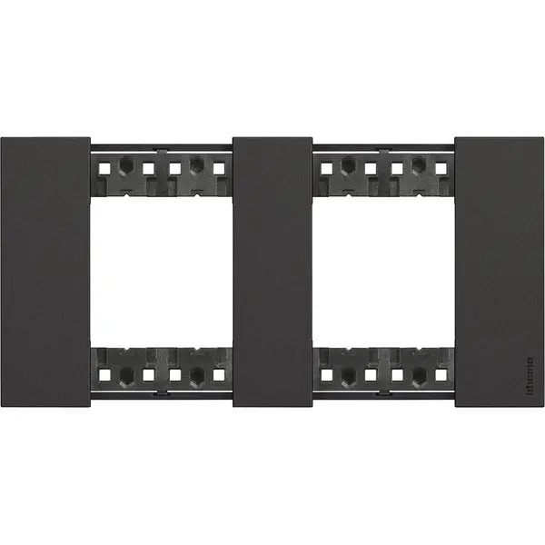 Rama ornament 4M (2+2) Bticino Living Now KA4802M2KG, negru