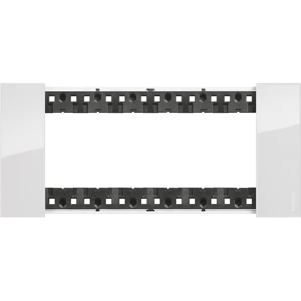 Rama ornament 6 module Bticino Living Now KA4806DW, ice