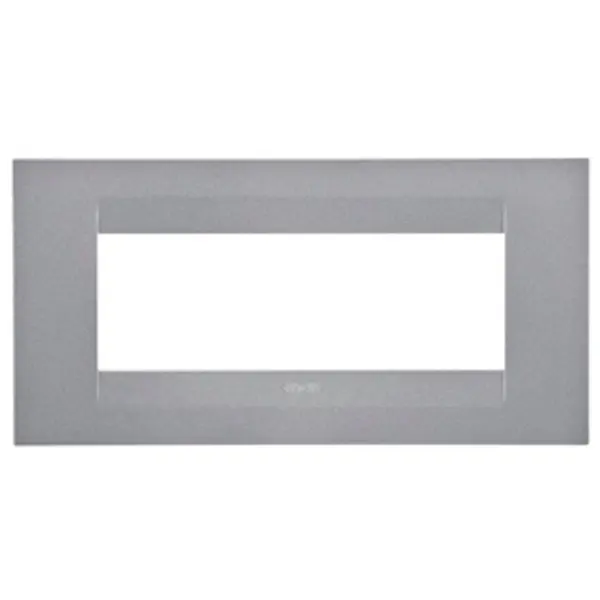 Rama ornament 6 module Gewiss Chorus Geo GW16406VT, titan